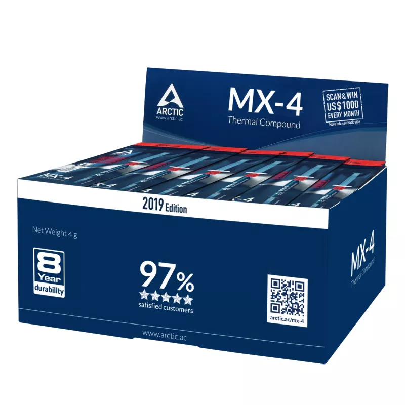 ARCTIC MX-4 (4 g) Edition 2019 – augstas veiktspējas termopasta