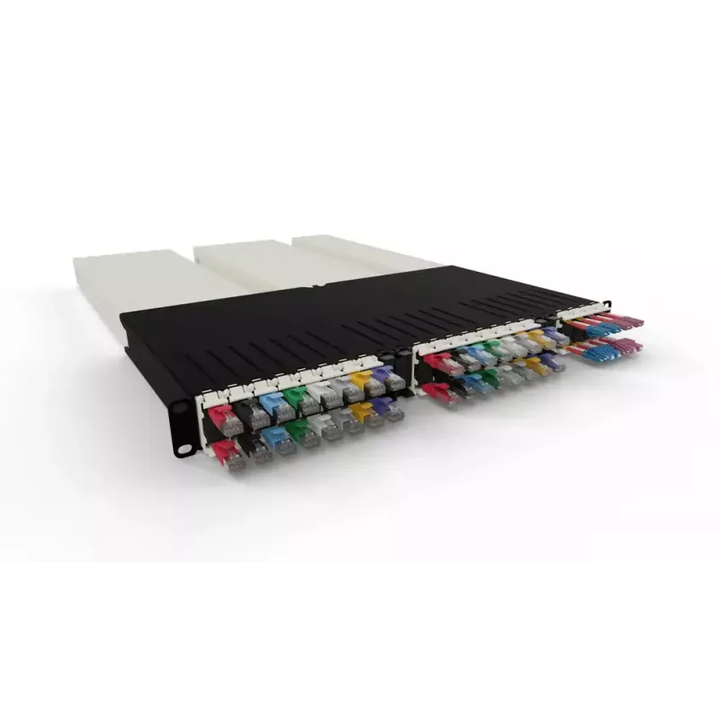 PATCHBOX .one kasetne 30RU UTP pelēks kabelis 1,8m Cat6a
