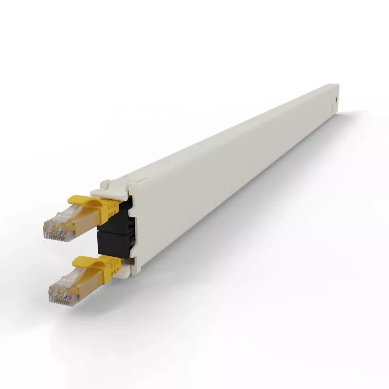 Tīkla kabelis PATCHBOX CONE30UTPYL RJ-45 Cat6a 1.8m dzeltens