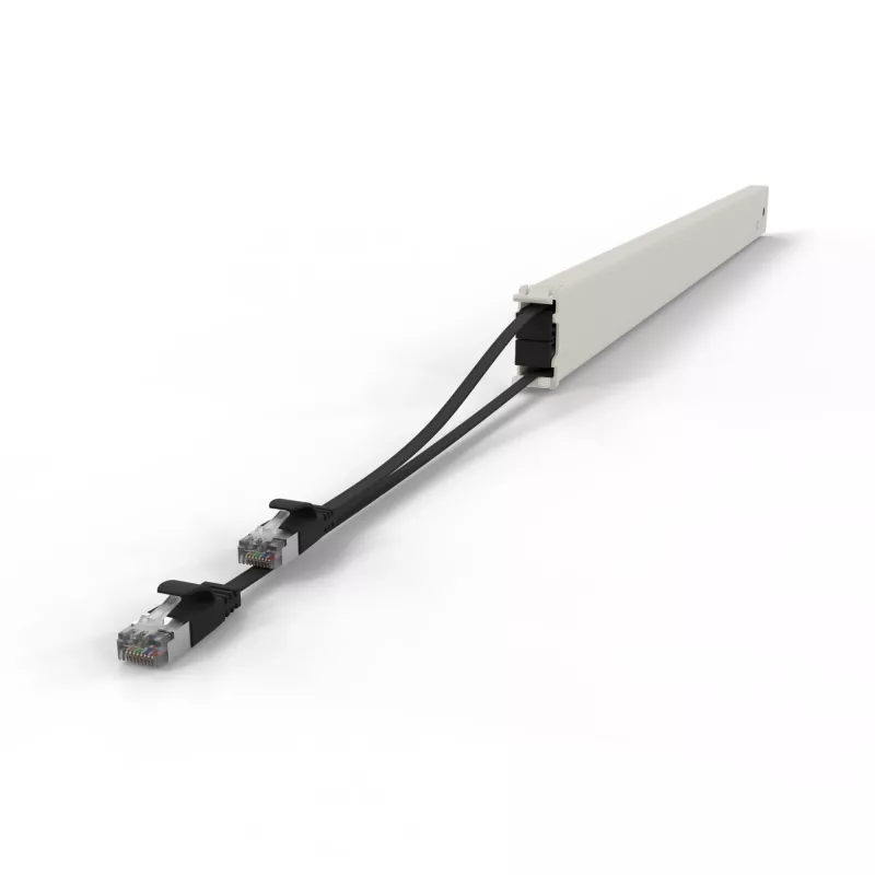 Networking kabelis PATCHBOX CONE46STPBK RJ-45 Cat6a 2.5 m Melns