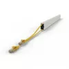 Tīkla kabelis PATCHBOX CONE46UTPYL RJ-45 Cat6a 2.5 m Dzeltens