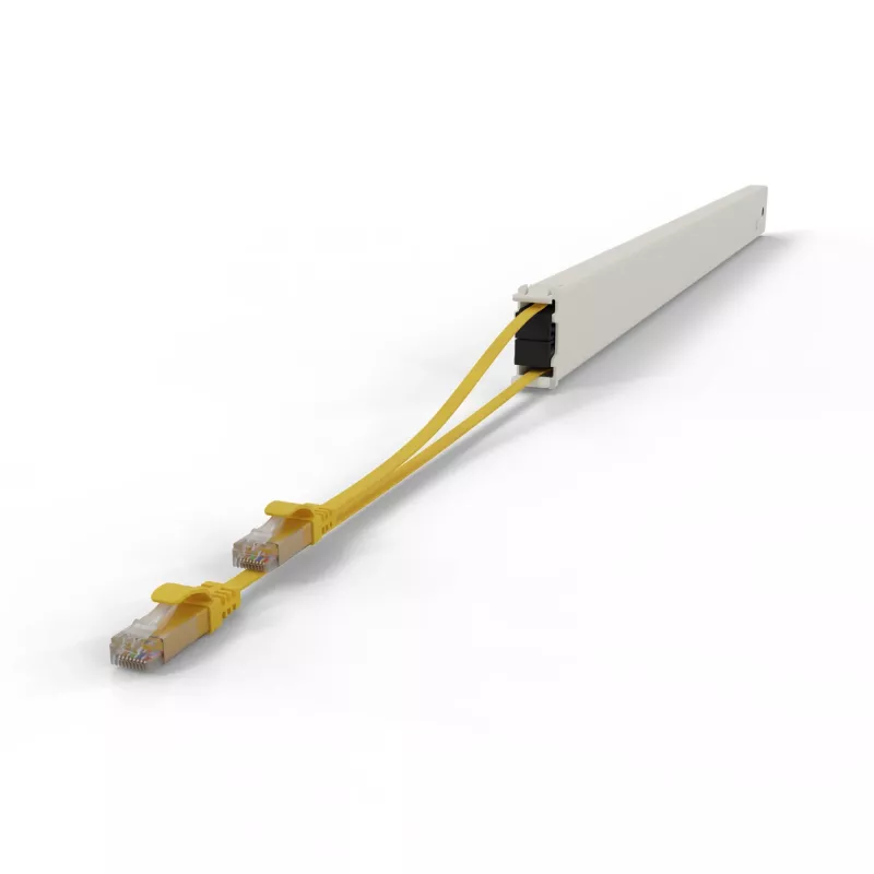 Tīkla kabelis PATCHBOX CONE46UTPYL RJ-45 Cat6a 2.5 m Dzeltens