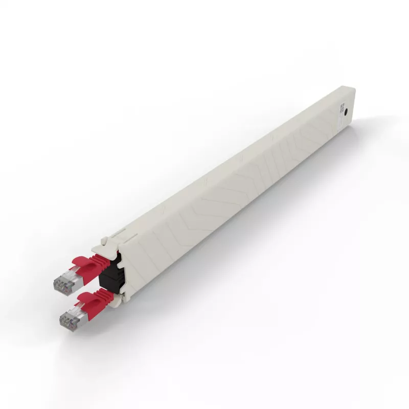 Tīkla kabelis PATCHBOX CONEX8STPRD RJ-45 Cat6a 0,8 m sarkans