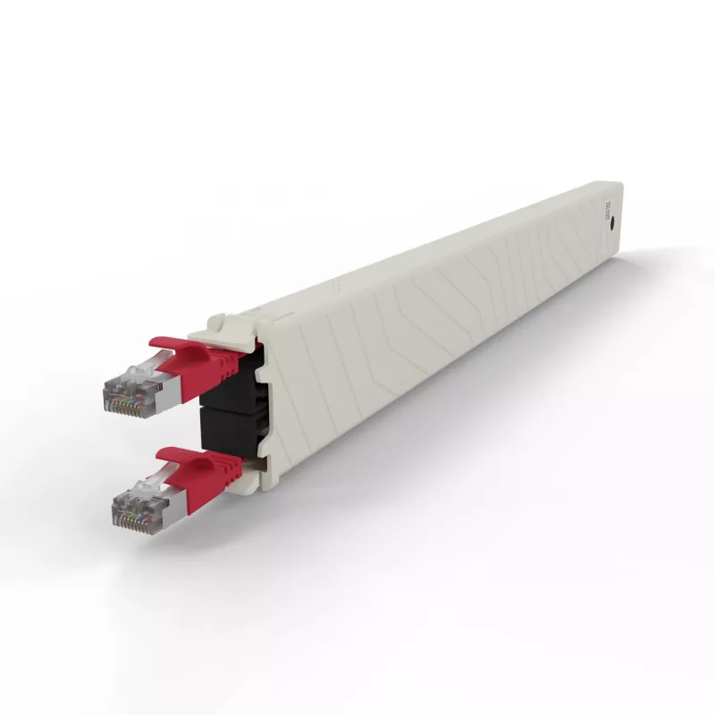 Tīkla kabelis PATCHBOX CONEX8STPRD RJ-45 Cat6a 0,8 m sarkans