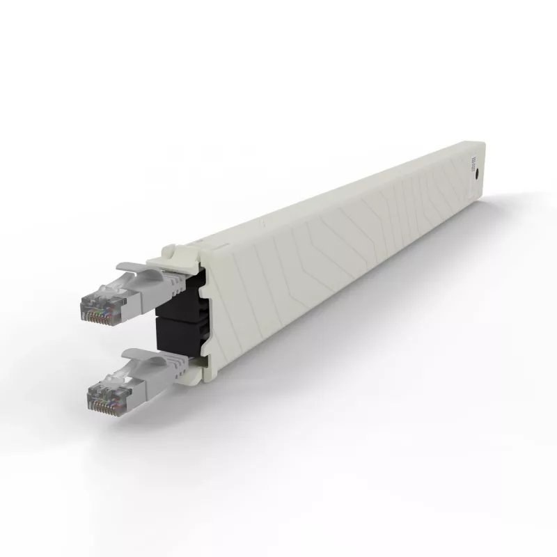 Tīkla kabelis PATCHBOX CONEX8STPSL RJ-45 Cat6a 0,8 m Pelēks