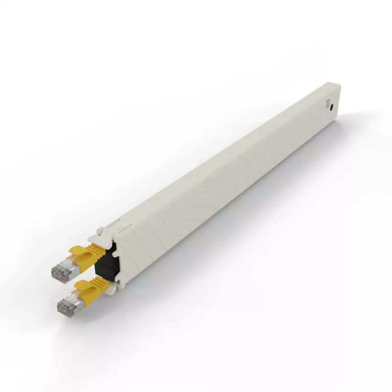 Tīkla kabelis PATCHBOX CONEX8STPYL RJ-45 Cat6a 0,8 m Dzeltens