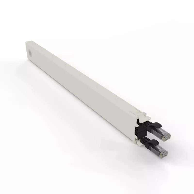 Tīkla kabelis PATCHBOX CONEX8UTPBK RJ-45 Cat6a 0.8 m Melns
