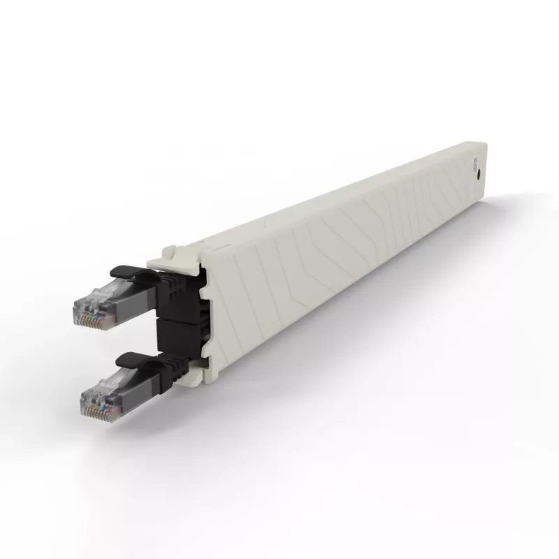 Tīkla kabelis PATCHBOX CONEX8UTPBK RJ-45 Cat6a 0.8 m Melns