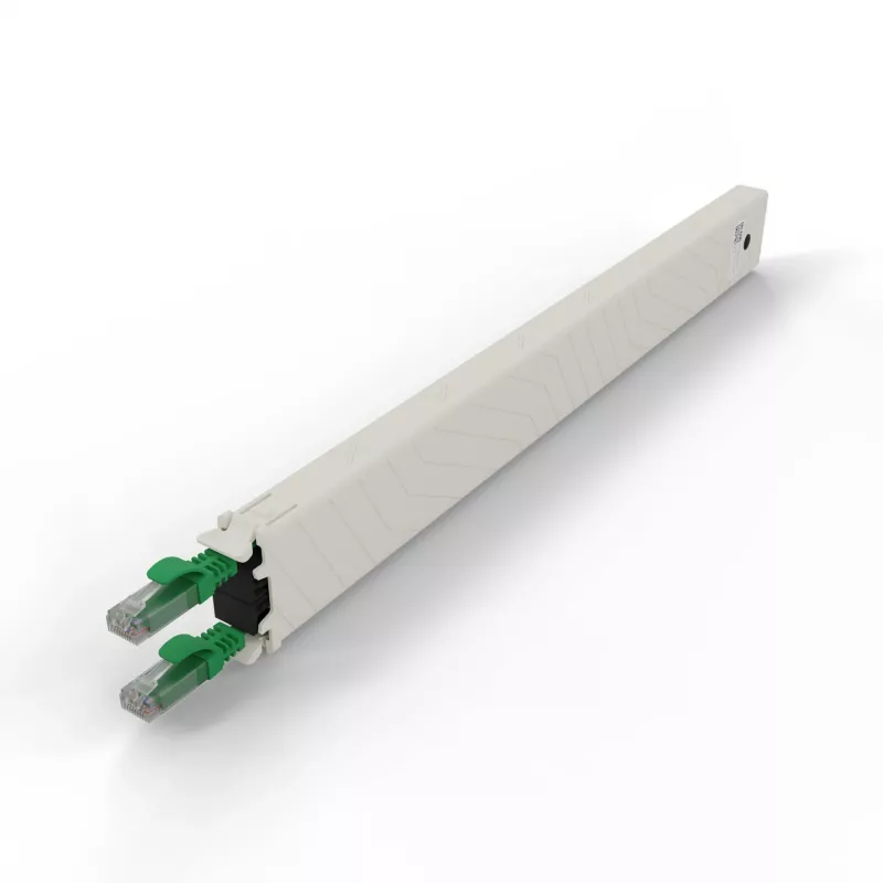 Tīkla kabelis PATCHBOX CONEX8UTPGR RJ-45 Cat6a 0,8 m Zaļš