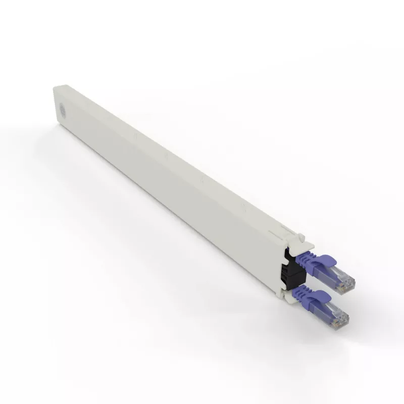 Tīklošanas kabelis PATCHBOX CONEX8UTPVI RJ-45 Cat6a 0,8 m violets