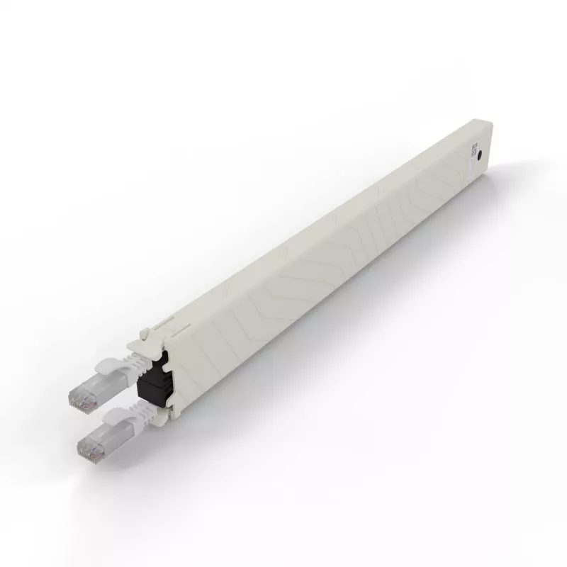 Tīkla kabelis PATCHBOX CONEX8UTPWH RJ-45 Cat6a 0,8 m Balts