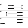 Kabeļu pārvaldības panelis PATCHBOX Patchcatch Solo 24-Pack melns sarkans