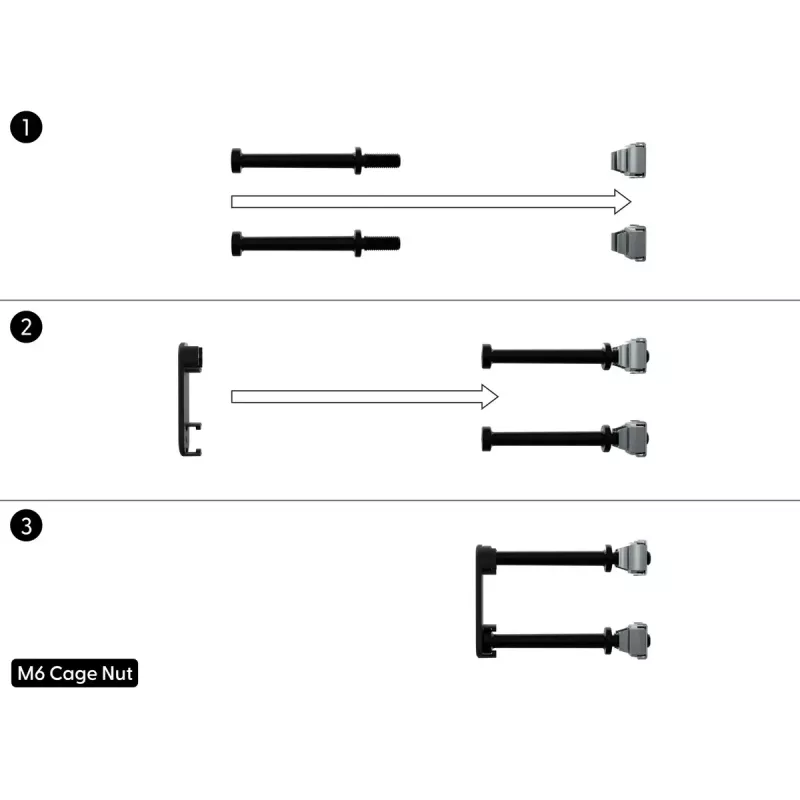 Kabeļu pārvaldības panelis PATCHBOX Patchcatch Solo 24-Pack melns sarkans