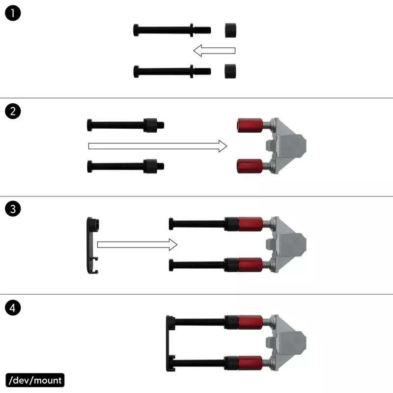 Kabeļu pārvaldības panelis PATCHBOX Patchcatch Solo 24-Pack melns sarkans