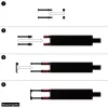 Kabeļu pārvaldības panelis PATCHBOX Patchcatch Solo 24-Pack melns sarkans