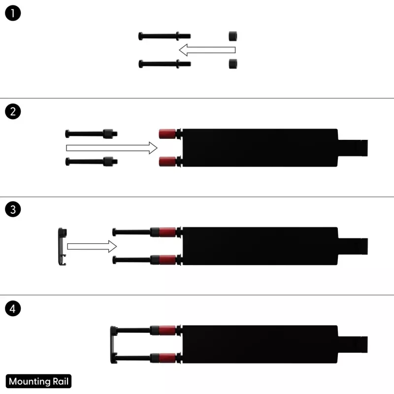 Kabeļu pārvaldības panelis PATCHBOX Patchcatch Solo 24-Pack melns sarkans