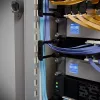 Kabeļu pārvaldības panelis PATCHBOX Patchcatch Solo 24-Pack melns sarkans