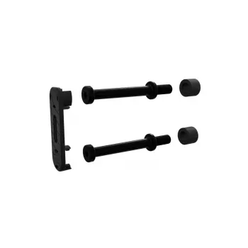 Kabeļu pārvaldības panelis PATCHBOX Patchcatch Solo 24-Pack melns sarkans