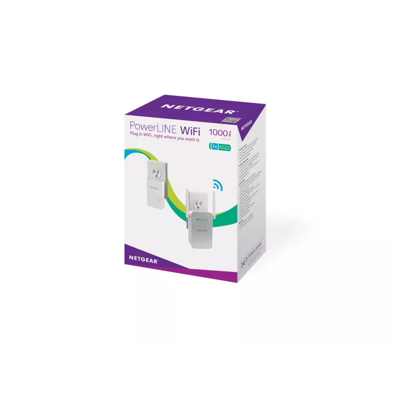 NETGEAR PLW1000 1000 Mbit/s Ethernet LAN Wi-Fi balta