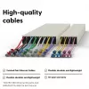 Tīkla kabelis PATCHBOX PONEX8STPRD RJ-45 Cat6a 0,8m Sarkans
