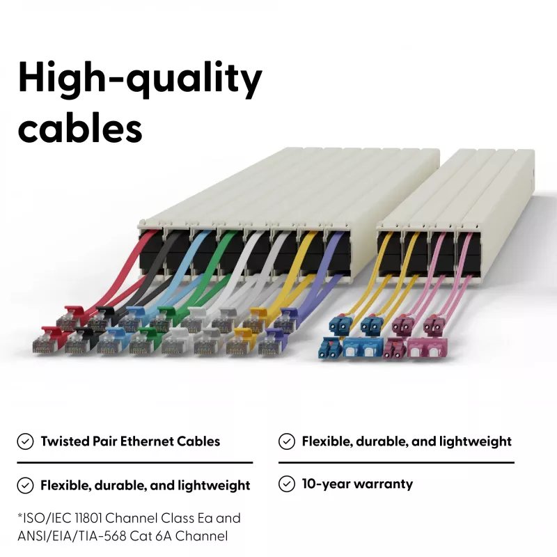 Tīkla kabelis PATCHBOX PONEX8STPRD RJ-45 Cat6a 0,8m Sarkans