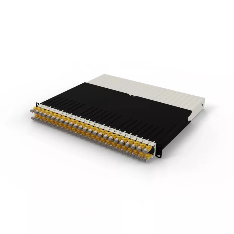 Tīkla kabelis PATCHBOX PONEX8STPYL 0,8m Cat6a U/FTP Dzeltens