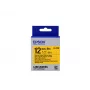 Epson uzlīmju kasetne ar stipru adhēziju LK-4YBW melna/dzeltena 12 mm (9 m)