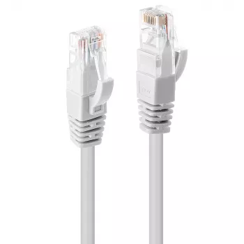 Lindy 3m Cat.6 U/UTP Tīkla Kabelis, Balts