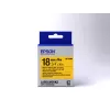 Epson lentes kasetne ar pastiprinātu adhēziju LK-5YBW melns/dzeltens 18mm (9m)