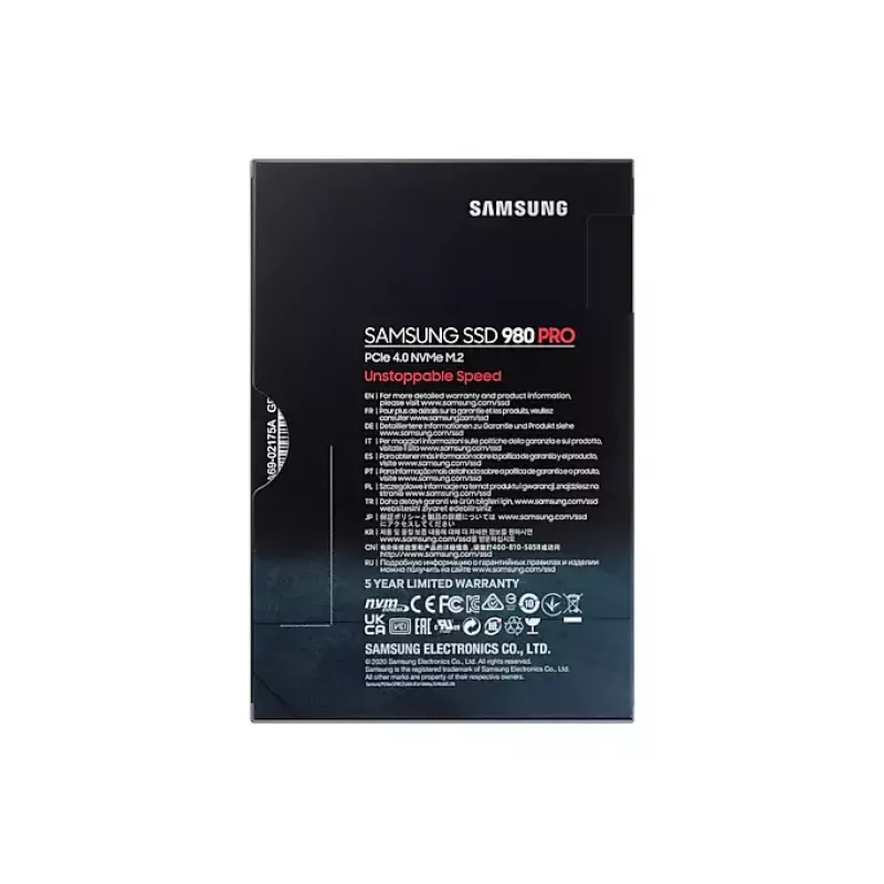 SSD disks Samsung 2TB M.2 PCI Express 4.0 NVMe MZ-V8P2T0BW