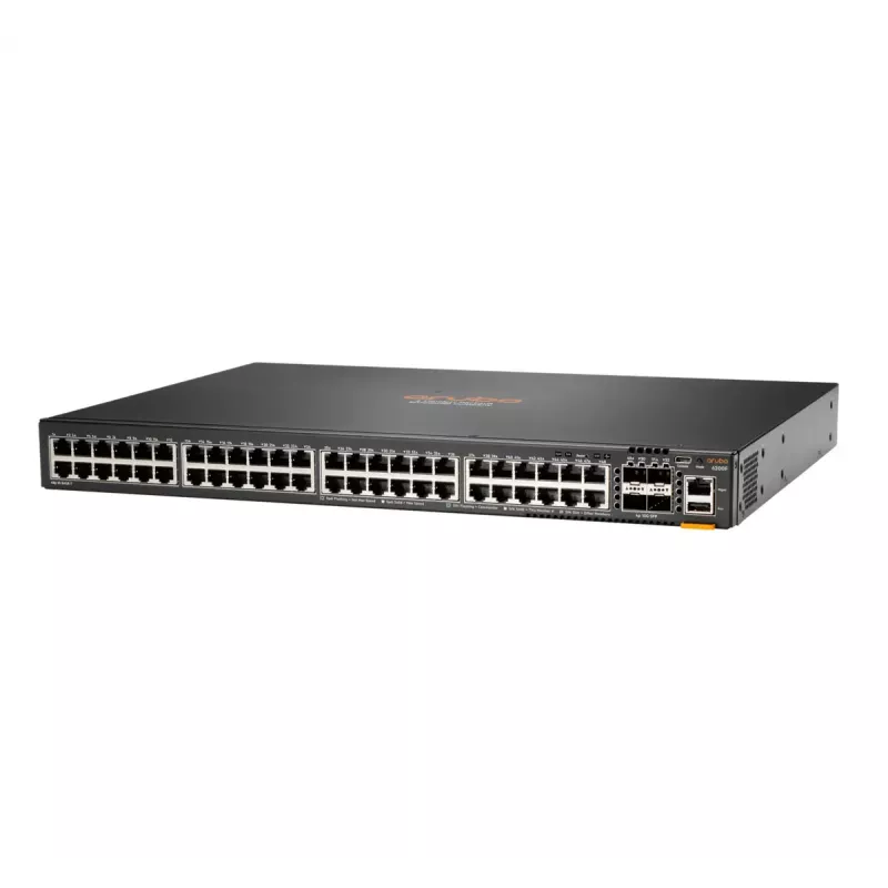 Pārvaldāms komutators HPE Aruba Networking CX 6200F 48G 4SFP+ L3 Gigabit Ethernet