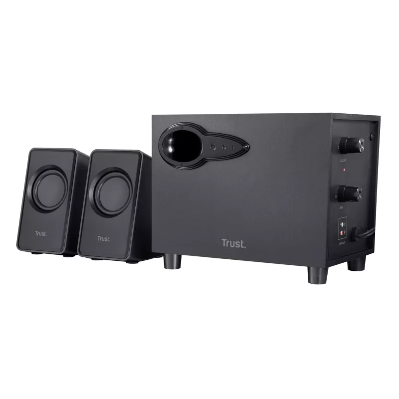 Trust Avora 2.1 skaļruņu komplekts 9 W PC Melns 2.1 kanāli 2-ceļu