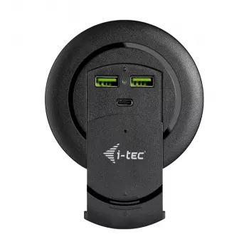 Lādētājs i-tec iebūvējams galda ātrais lādētājs USB-C PD 3.0 + 3x USB 3.0 QC3.0 96 W