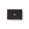 USB centrmezgls Nedis TCARF200BK USB 3.2 Gen 1 Type-C melns