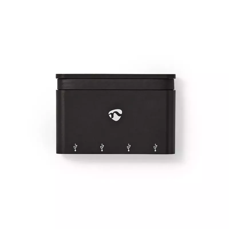 USB centrmezgls Nedis TCARF200BK USB 3.2 Gen 1 Type-C melns