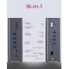 ICY BOX IB-DK2262AC vadu USB 3.2 Gen 1 (3.1 Gen 1) Type-C antracīta