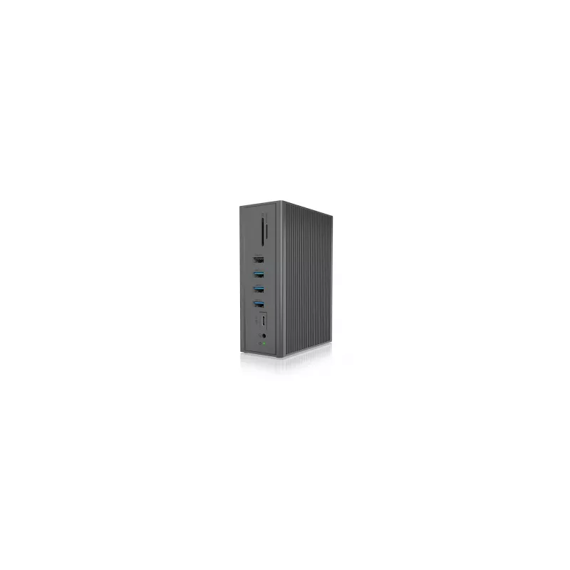 ICY BOX IB-DK2262AC vadu USB 3.2 Gen 1 (3.1 Gen 1) Type-C antracīta