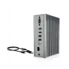 ICY BOX IB-DK2262AC vadu USB 3.2 Gen 1 (3.1 Gen 1) Type-C antracīta