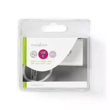 USB grafiskais adapteris Nedis CCGB64651WT02 3840 x 2160 pikseļi balts