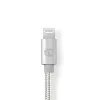 Lightning kabelis Nedis CCTB39650AL10 1m Alumīnijs USB C