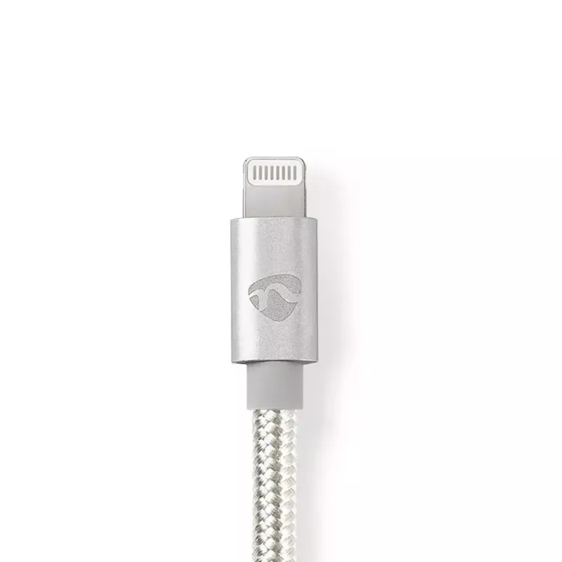 Lightning kabelis Nedis CCTB39650AL10 1m Alumīnijs USB C