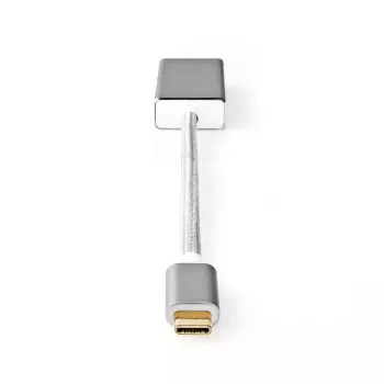 Video kabeļa adapteris Nedis CCTB64450AL02 0.2m USB Type-C DisplayPort