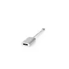 Video kabeļa adapteris Nedis CCTB64480AL02 0,2 m USB Type-C uz DisplayPort sudraba krāsā
