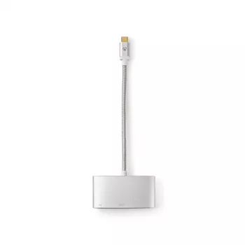 Klēpjdatora doks Nedis CCTB64765AL02 Sudraba 5 Gbit/s