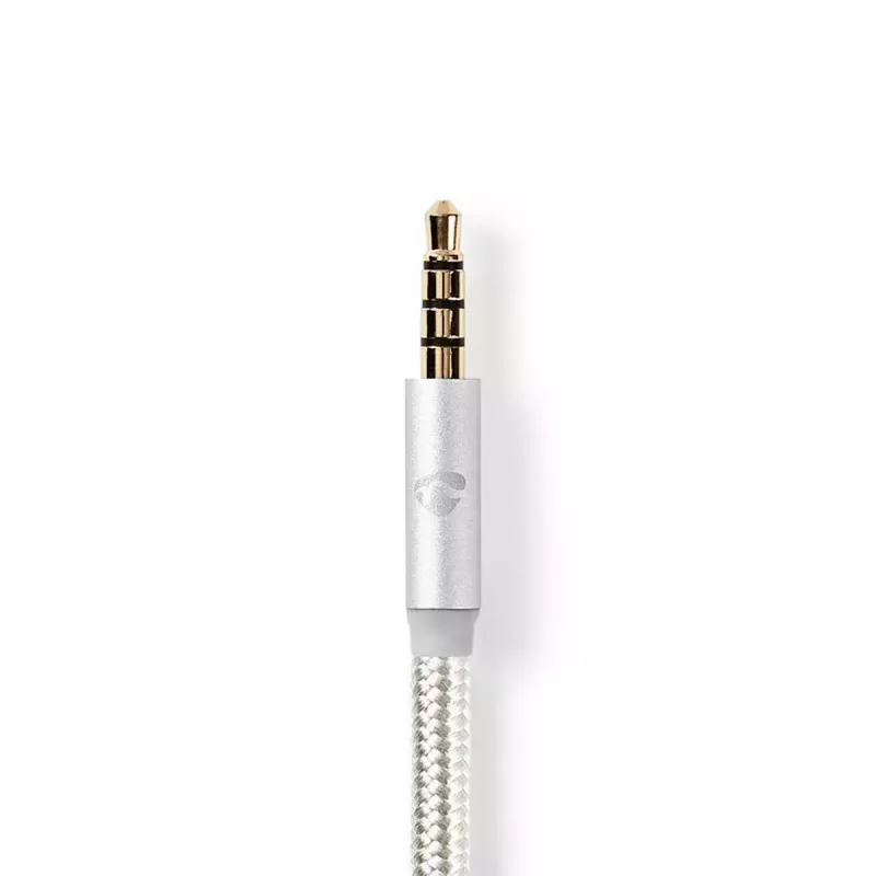 Audio kabelis Nedis CCTB65940AL10 1m USB C uz 3.5mm Alumīnijs