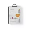 Audio kabelis Nedis CCTB65950AL008 3.5 mm ligzda uz USB spraudni 0.08 m alumīnija