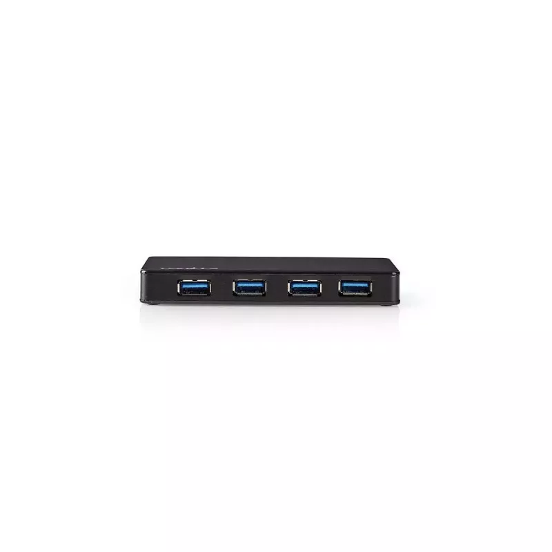 USB centrmezgls Nedis UHUBU3420BK USB 3.2 Gen 1 Micro-B melns