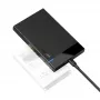 Ugreen 50743 storage drive enclosure HDD enclosure Melns 2.5 inch