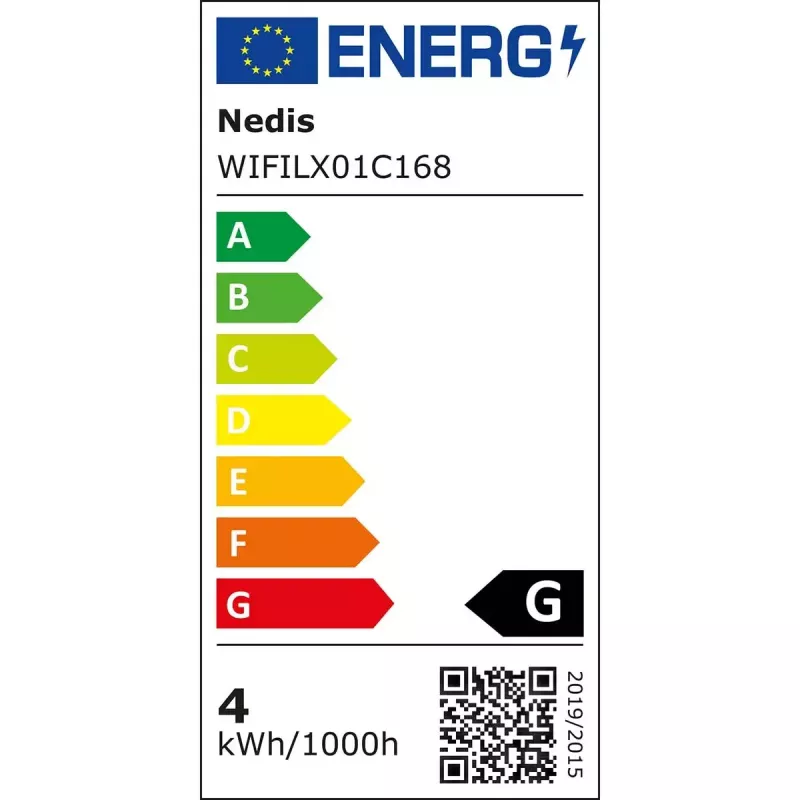 Gaismas dekoru virtene Nedis WIFILX01C168 — 168 LED SMD moduļi, 5,35 W, 20 m kabelis, IP65