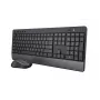 Trust Trezo tastatūra un pele RF bezvadu komplekts QWERTZ vācu melns